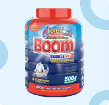 Boom Bubble Plus Washing Powder Original Jar