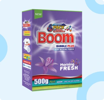 Boom Bubble Plus Washing Powder Morning Fesh Jar