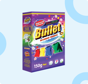 Bullet Washing Powder Box