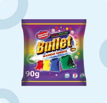 Bullet Washing Powder Pouch