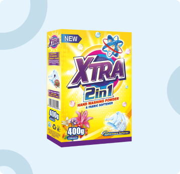 Xtra 2 In 1 Washing Powder Box