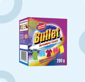 Bullet Detergent Paste Box